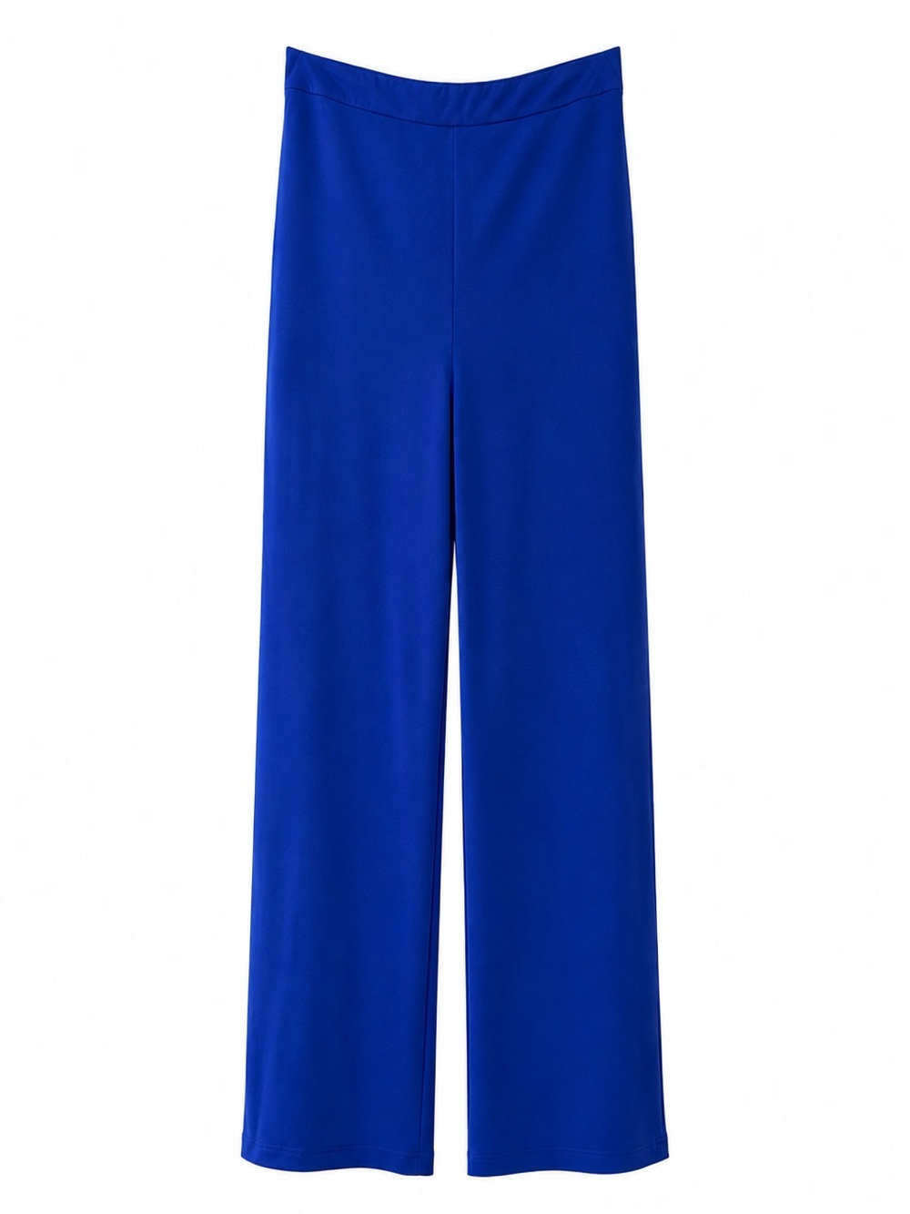 FOREVER 21 BLUE HIGH WAISTED PANTS WITH ZIP CLOSURE